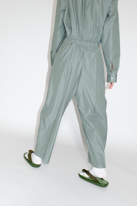 Striped cotton Moroccan pyjama pants